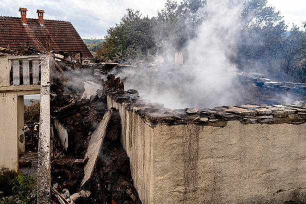 Professional Fire Damage Removal technician working in Great Falls, VA